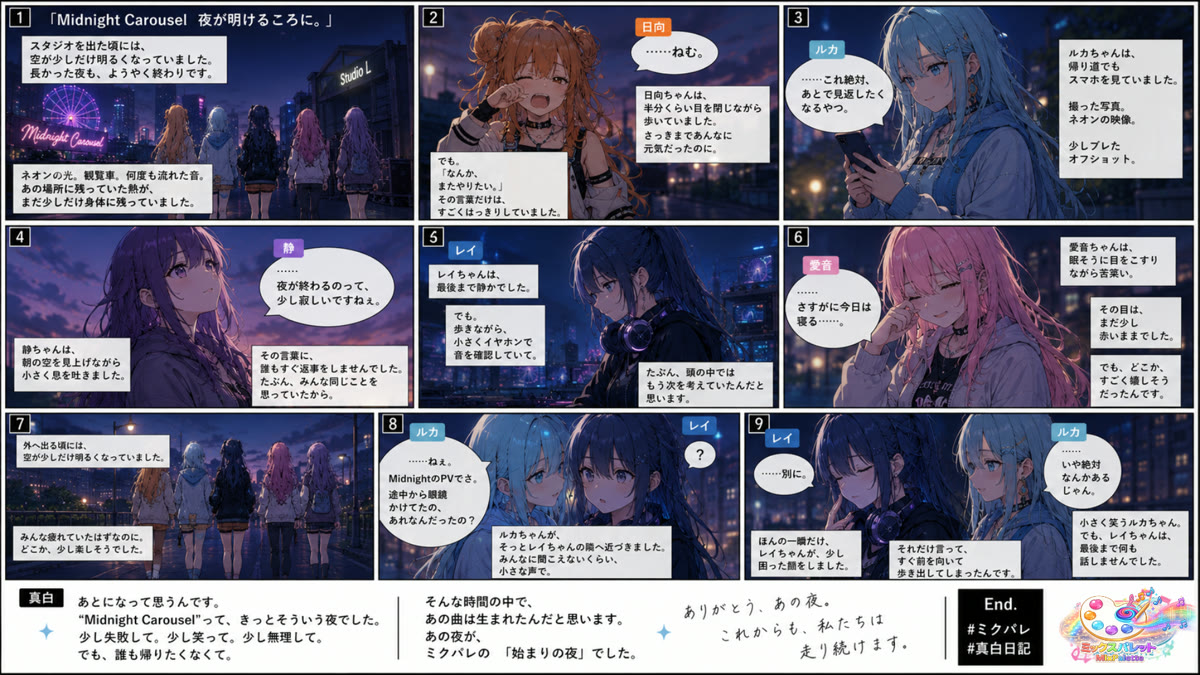 🌃「Midnight Carousel 夜が明けるころに。」