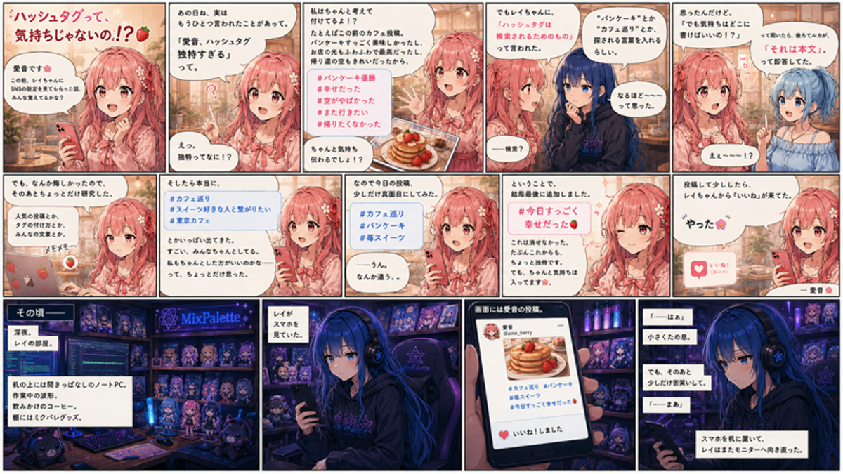 ハッシュタグって、気持ちじゃないの！？🍓