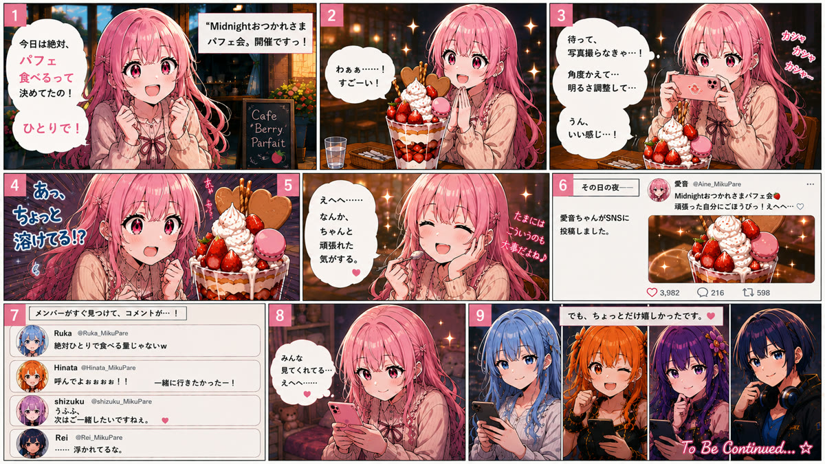 🌸「愛音、ひとりごほうび会。」