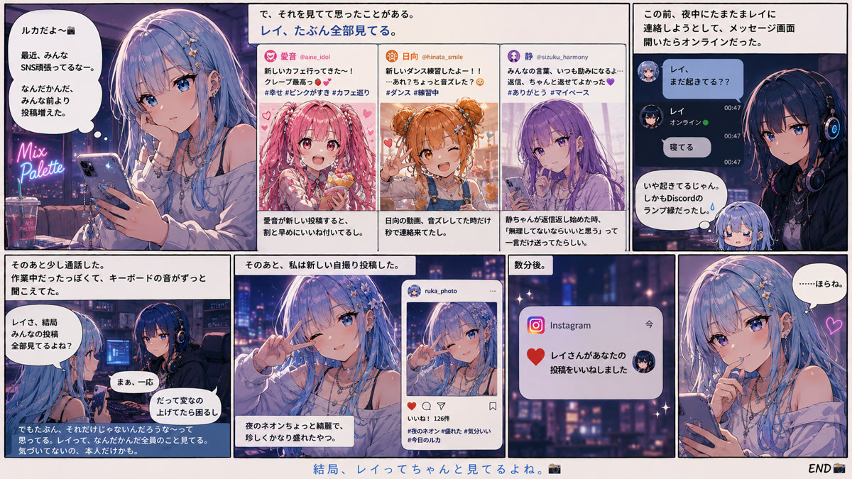 結局、レイってちゃんと見てるよね。📸