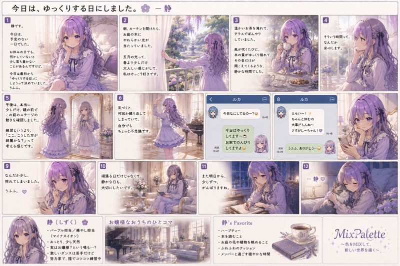 五月の、ゆっくりした日のこと。