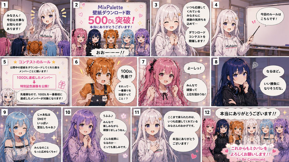 🎊 500DL記念コンテスト開催決定！