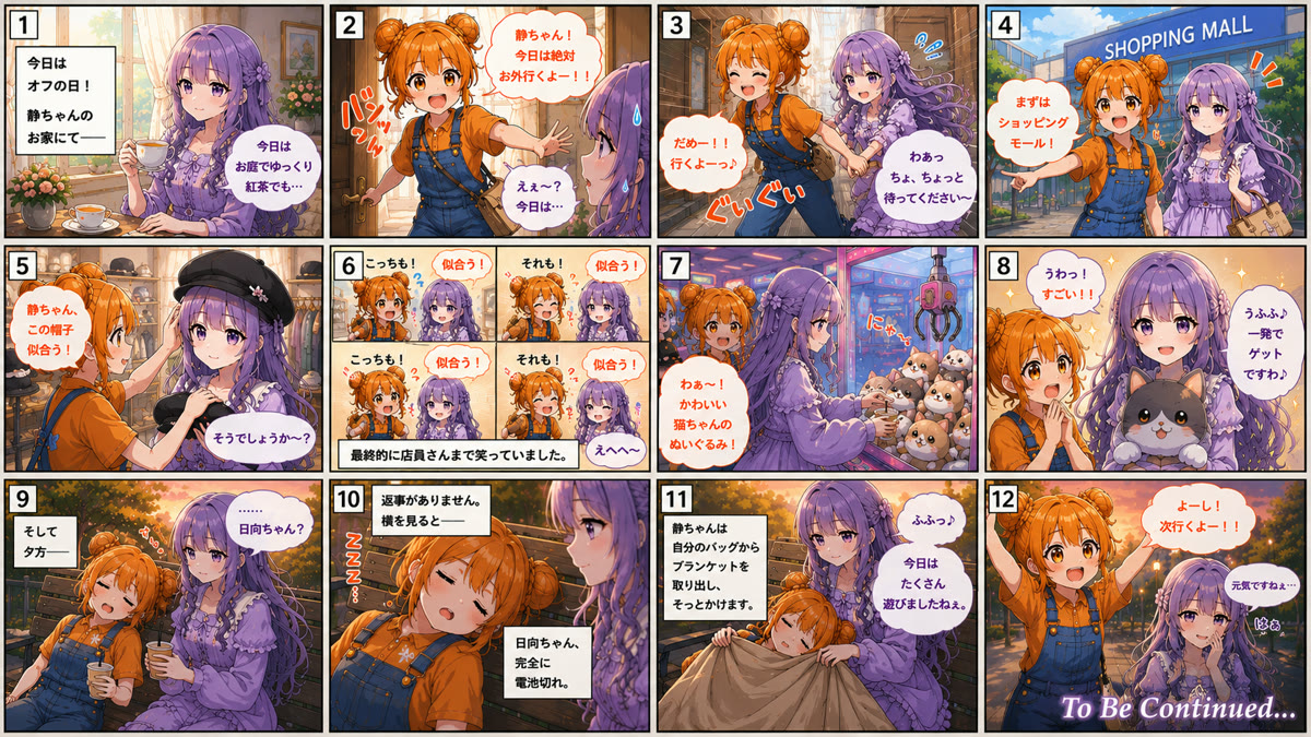 🧡💜 日向の休日大作戦！