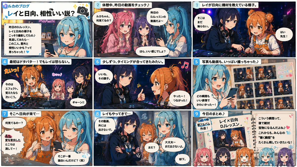 🩵💙🧡 レイと日向、相性いい説？
