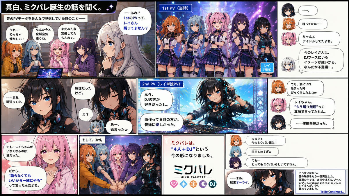 🌃「真白、ミクパレ誕生の話を聞く。」
