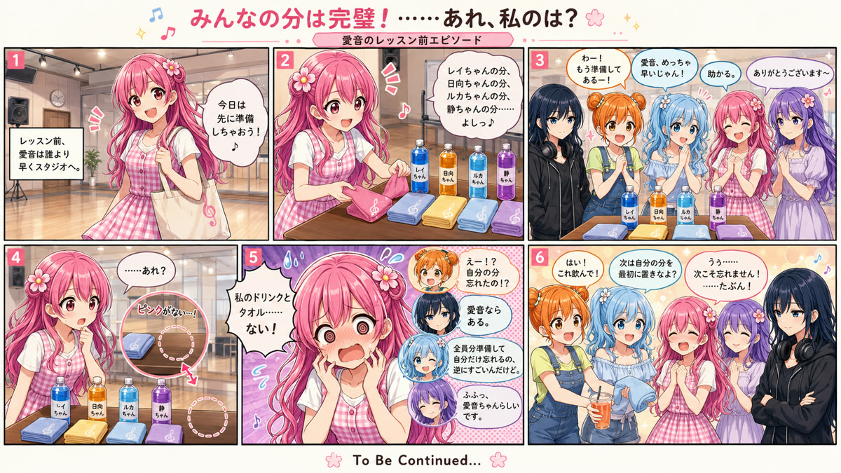 🌸 みんなの分は完璧！……あれ、私のは？