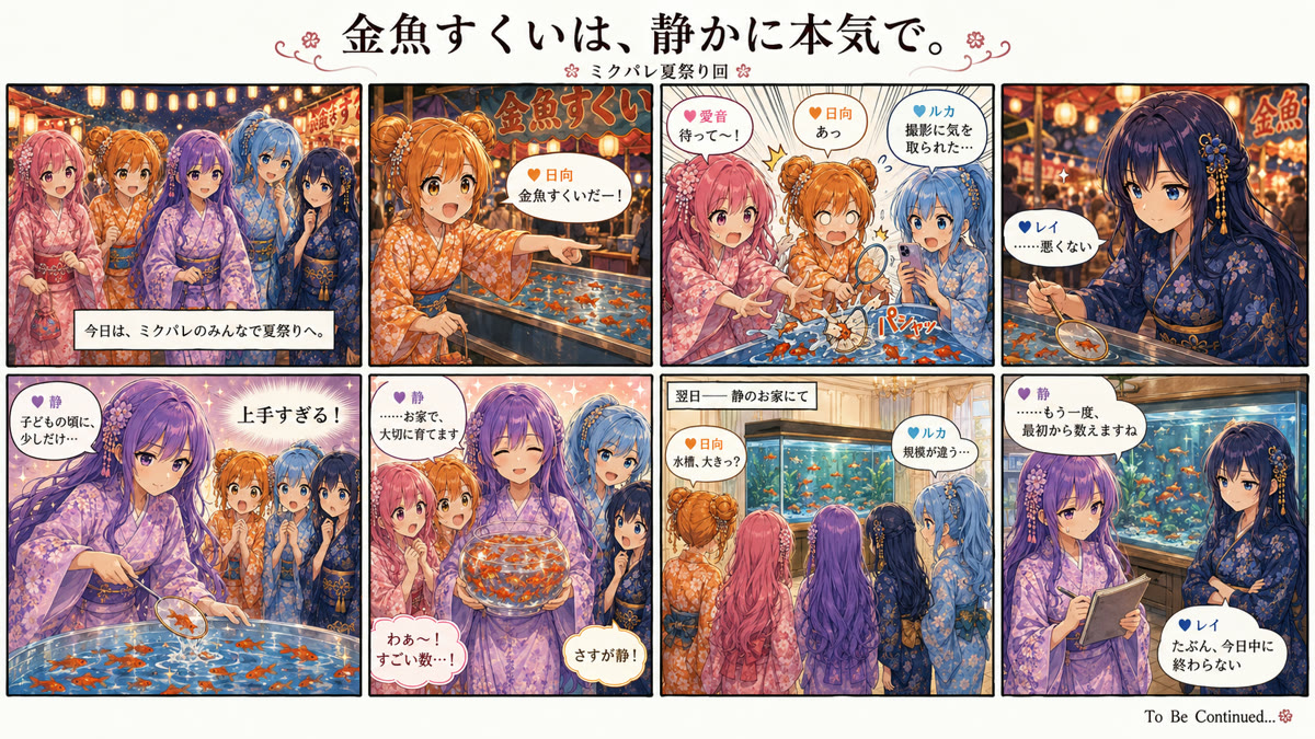 🎐 金魚すくいは、静かに本気で。