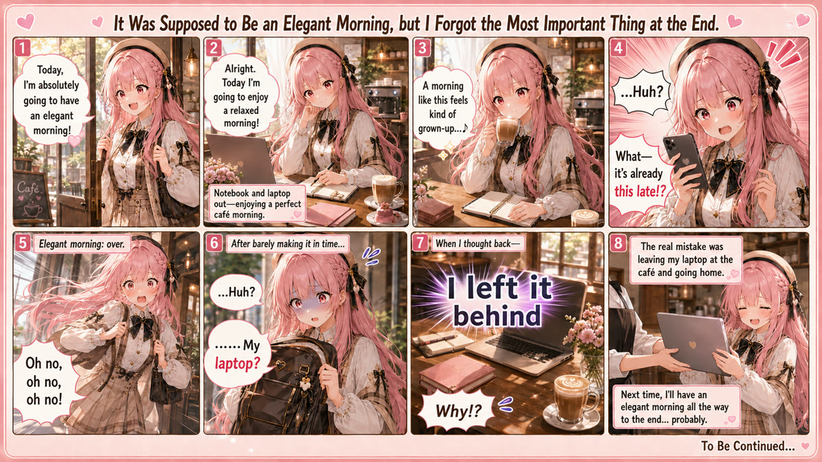 🩷 It Was Supposed to Be an Elegant Morning… Until I Forgot the Most Important Thing.